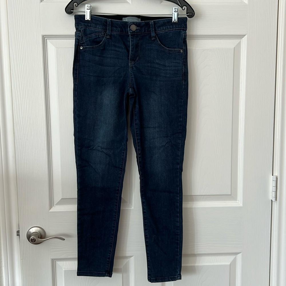 Wit & Wisdom Ab Solution Luxe Touch Jeans Size 4 Indigo EUC